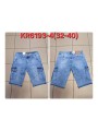 Spodenki jeansowe MĘSKA  , size 32-40, paczka 10szt,1kolor