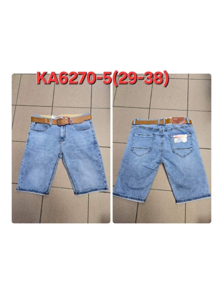 Spodenki jeansowe MĘSKA  , size 29-38, paczka 12szt,1kolor