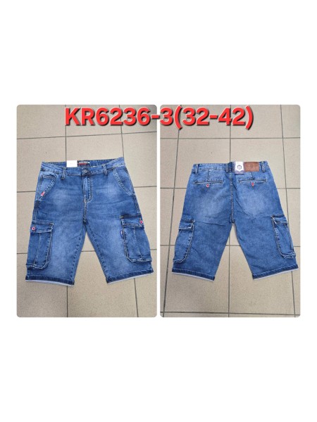Spodenki jeansowe MĘSKA  , size 32-42, paczka 10szt,1kolor