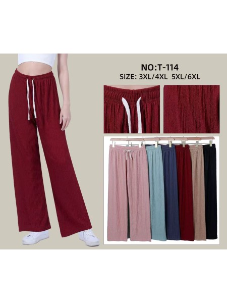 Spodnie damskie ,size 3-6xl,paczka 12szt ,mix kolor