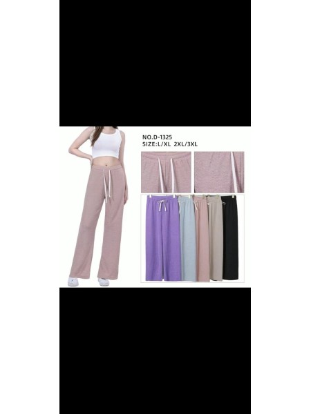 Spodnie damskie ,size L-3xl,paczka 12szt ,mix kolor