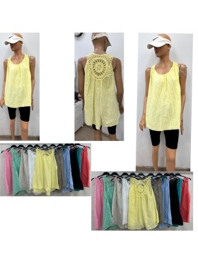 Bluzki damskie, size UNI, paczka 6szt,mix kolor