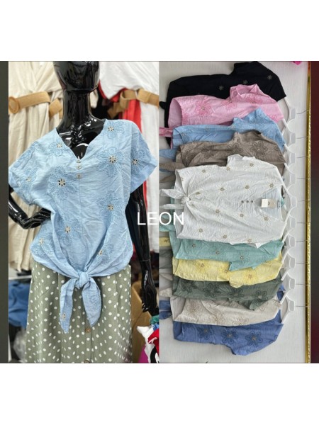 Bluzki damskie, size UNI, paczka 6szt,mix kolor