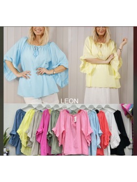 Bluzki damskie, size UNI, paczka 6szt,mix kolor