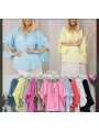 Bluzki damskie, size UNI, paczka 6szt,mix kolor