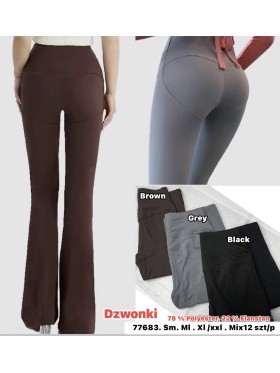Spodnie damskie ,size S-2xl,paczka 12szt ,MIX kolor