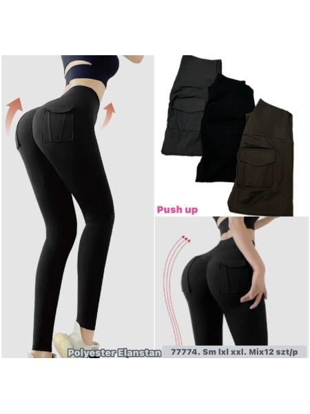 Legginsy  damskie ,size S-2xl,paczka 12szt ,MIX kolor