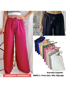 Spodnie damskie ,size XS-xl,paczka 12szt ,MIX kolor