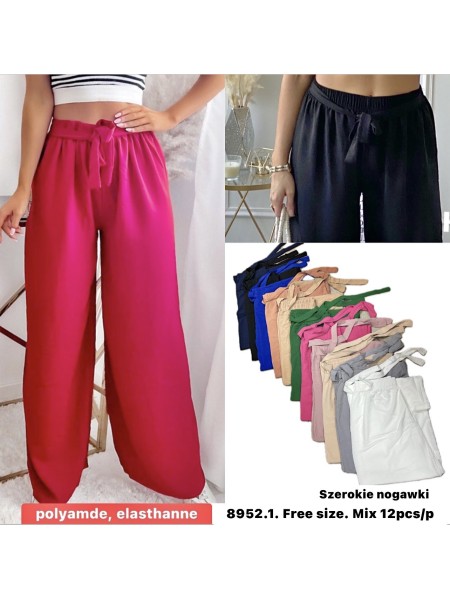 Spodnie damskie ,size XS-xl,paczka 12szt ,MIX kolor
