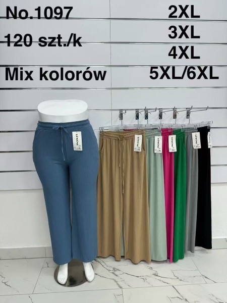 Spodnie damskie ,size 2-6xl,paczka 12szt ,MIX kolor