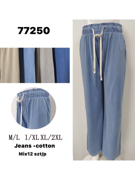 Spodnie damskie ,size M-2xl,paczka 12szt ,MIX kolor