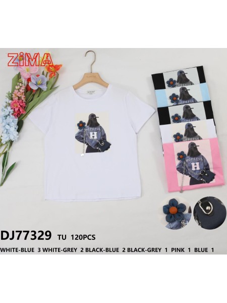 Bluzki damskie ,size S-L,paczka 10szt ,MIX kolor