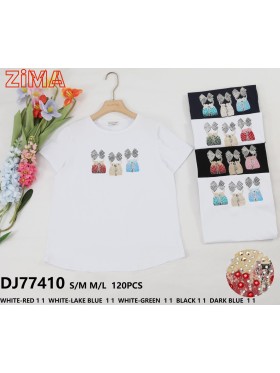 Bluzki damskie ,size S-L,paczka 10szt ,MIX kolor
