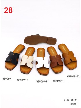Buty Klapki Damskie (36-41,12par)