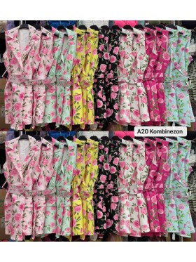 Kombinezony damskie wloskie, size uni, paczka 6szt,mix kolor