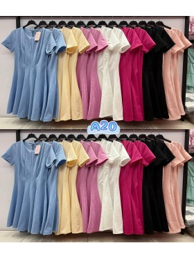 Sukienki  damskie wloskie, size uni, paczka 6szt,mix kolor