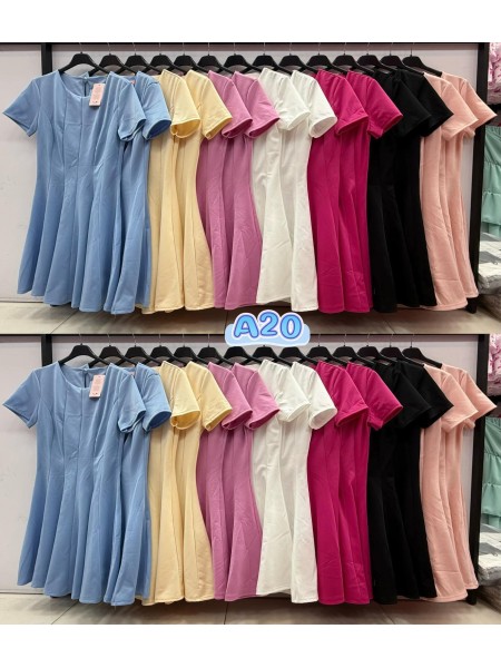 Sukienki  damskie wloskie, size uni, paczka 6szt,mix kolor