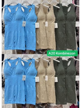 Kombinezony damskie wloskie, size uni, paczka 6szt,mix kolor