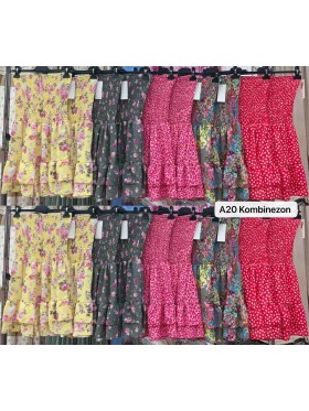 Kombinezony damskie wloskie, size uni, paczka 6szt,mix kolor