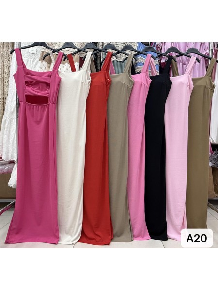 Sukienki  damskie wloskie, size uni, paczka 6szt,mix kolor
