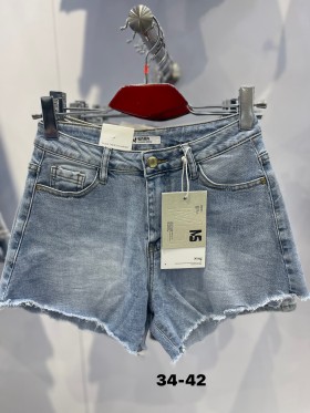 Spodenki jeansowe damskie M'sara .size 34-42,paczka 10szt ,