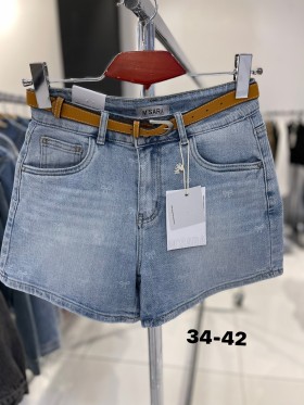 Spodenki jeansowe damskie M'sara .size 34-42,paczka 10szt ,