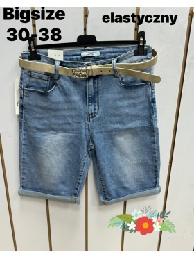 Spodenki jeansowe damskie .size 30-38,paczka 12szt ,