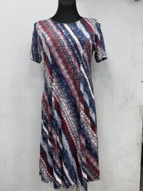 Sukienki damskie Polskie, Size 44-50, paczka 4szt 1kolor