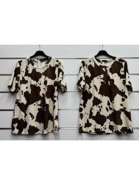 Bluzki damskie Włoski, size uni, paczka 6szt, mix kolor