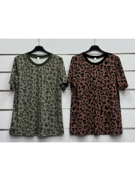 Bluzki damskie Włoski, size uni, paczka 6szt, mix kolor