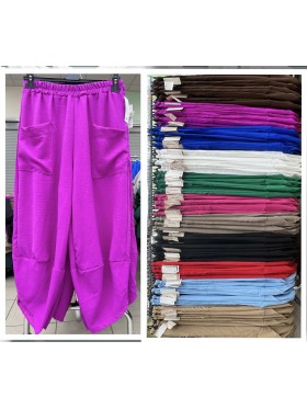 Spodnie damskie wloskie, size uni, paczka 6szt,mix kolor