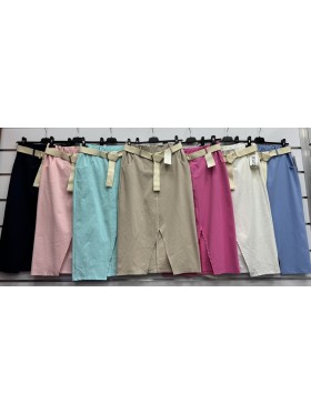 Spódnica długa damskie Włoski, size uni, paczka 6szt, mix kolor