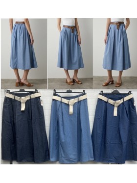 Spódnica damskie wloskie, size uni, paczka 6szt,mix kolor