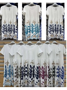 Sukienki damskie wloskie, size uni, paczka 6szt,mix kolor