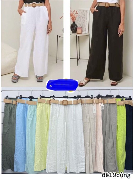 Spodnie damskie wloskie, size uni, paczka 6szt,mix kolor