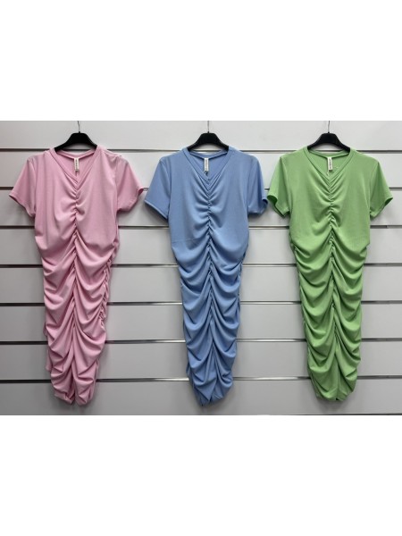 Sukienki damskie Włoski, size uni, paczka 6szt, mix kolor