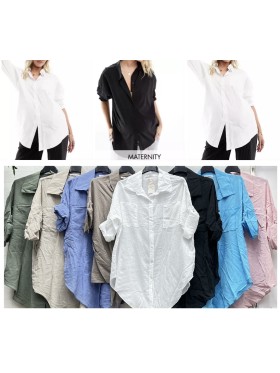 Koszule damskie wloskie, size uni, paczka 6szt,mix kolor