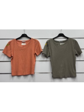 Bluzki damskie Włoski, size uni, paczka 6szt, mix kolor