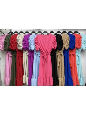 Sukienki damskie wloskie, size uni, paczka 6szt,mix kolor