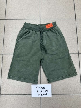Spodenki jeans dzieciece rozm 8-16 lat, paczka 5szt, 1 kolor