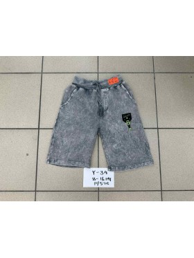Spodenki jeans dzieciece rozm 8-16 lat, paczka 5szt, 1 kolor