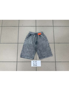 Spodenki jeans dzieciece rozm 4-12 lat, paczka 5szt, 1 kolor