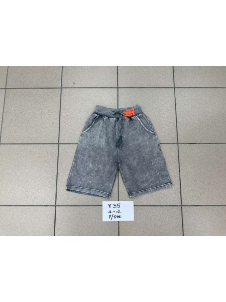 Spodenki jeans dzieciece rozm 4-12 lat, paczka 5szt, 1 kolor