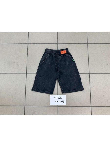 Spodenki jeans dzieciece rozm 4-12 lat, paczka 5szt, 1 kolor