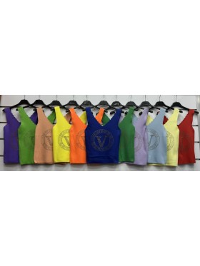 Bluzki damskie Włoski, size uni, paczka 6szt, mix kolor