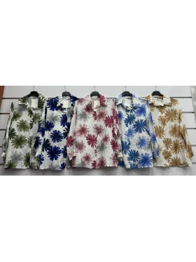 Koszule damskie Włoski, size uni, paczka 6szt, mix kolor