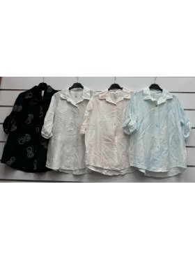 Koszule damskie Włoski, size uni, paczka 6szt, mix kolor