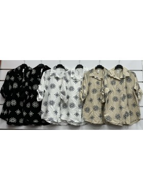 Koszule damskie Włoski, size uni, paczka 6szt, mix kolor