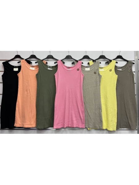 Sukienki damskie Włoski, size uni, paczka 6szt, mix kolor
