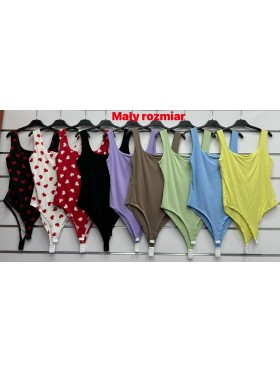 Body damskie Włoski, size uni, paczka 6szt, mix kolor